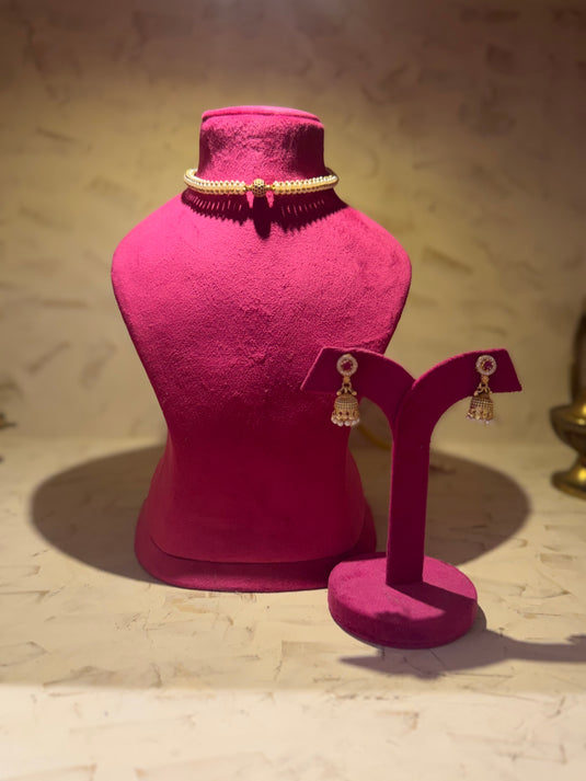 Chandrika pearl kanthi set