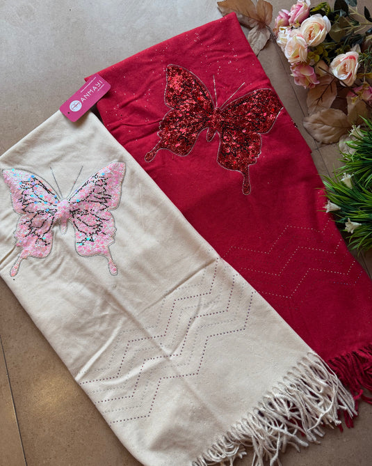 Seaquins butterfly stoles