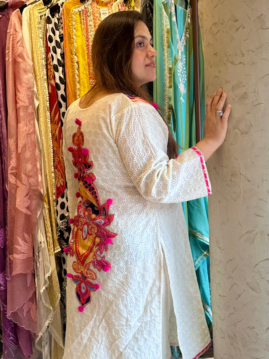 Hakooba satin boho coord set