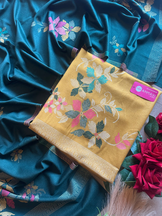 Jamawar semi formal combination suit set