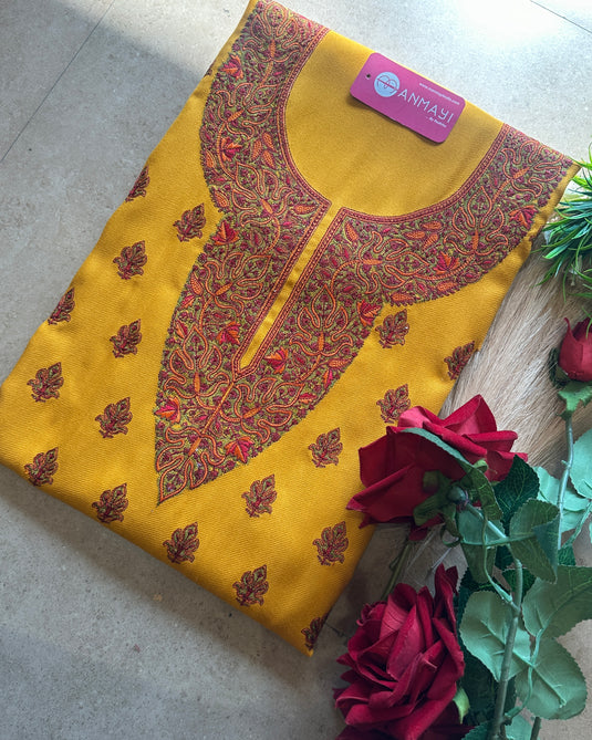 Coloured aari work Kashmiri coord sets