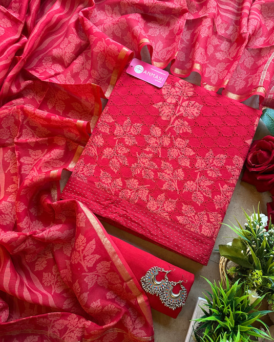 Hakooba block print pure cotton suits