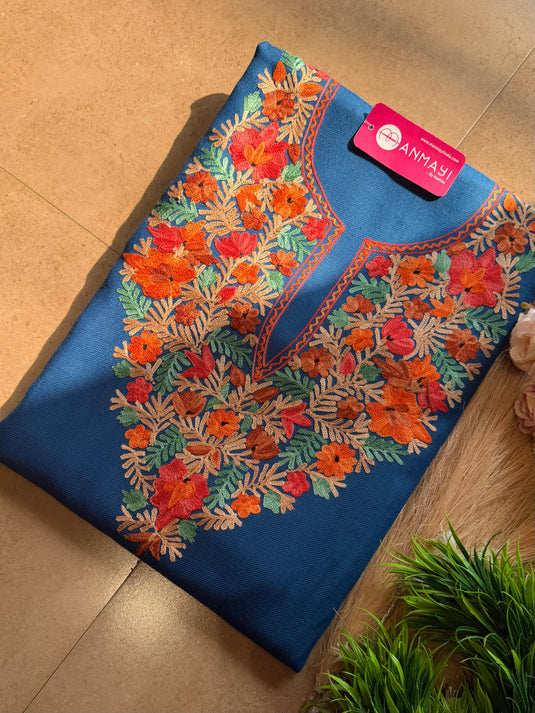 Kahsmiri unstitched coord set 1
