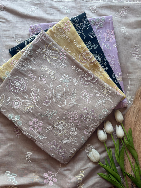 Botanical thread pure mul suit set