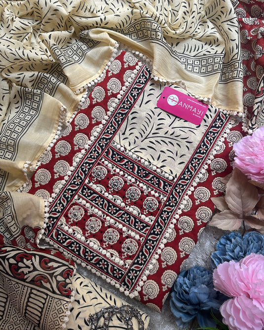 Soft and organic cottons with Jaipuri block print