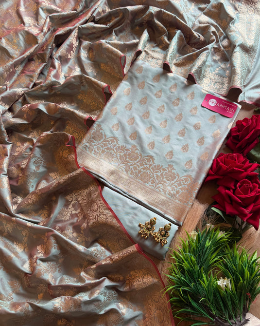 Jashn~e~bahaar dupian silk suit set