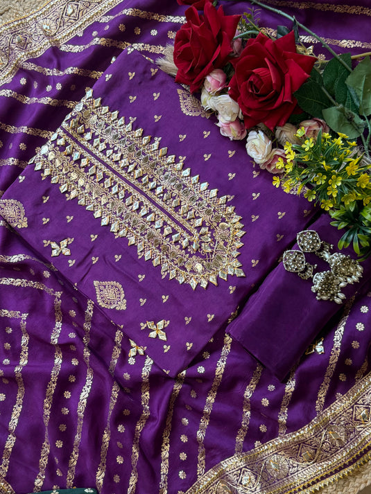 Gotta work princess neck Dolla silk suit set