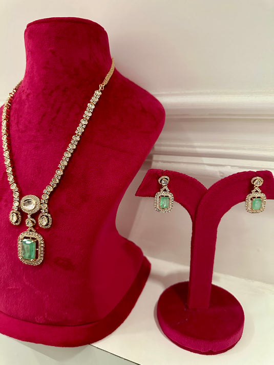 Turquoise princess diamond set