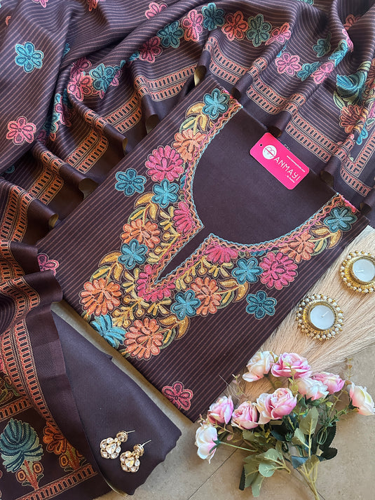 Kullu work stripes soft spun suit set