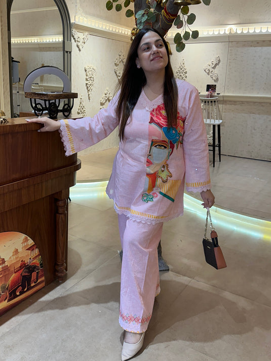 Pretty lady pure linen coord set