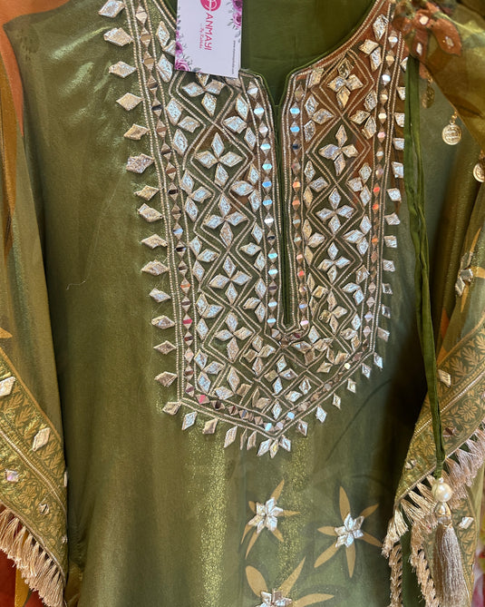 Article 14 shell print kaftan