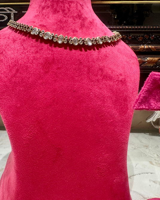 Antique gold kundan string set