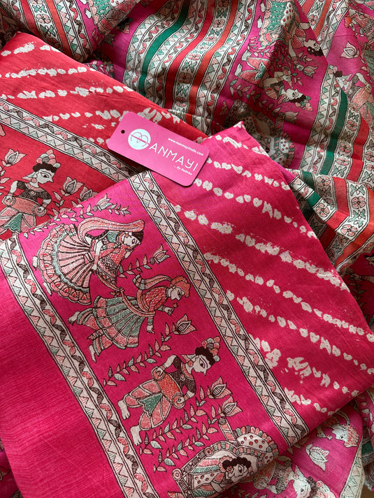 Pure Maheshwari baraat suit set