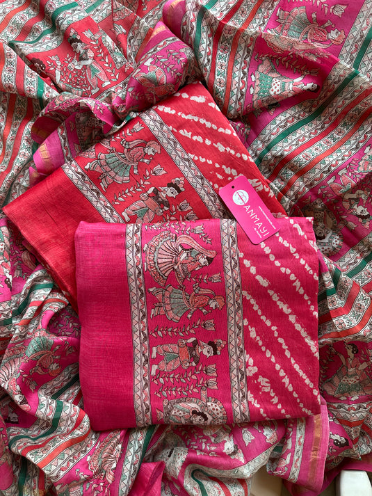Pure Maheshwari baraat suit set