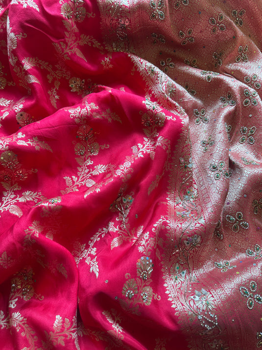 Brocade heavy border sarees