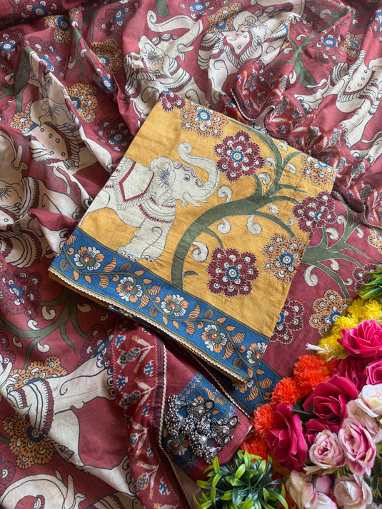Soft and pure Mul Chanderi Digital Print suit set