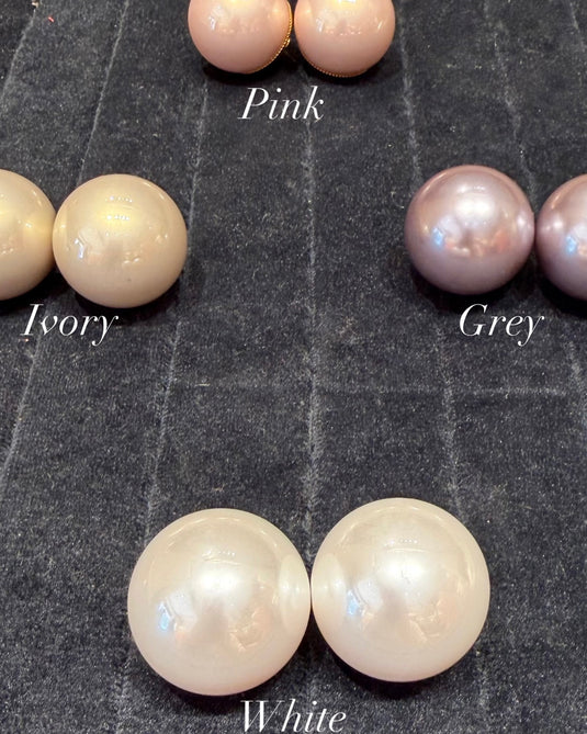 30 MM pearl studds