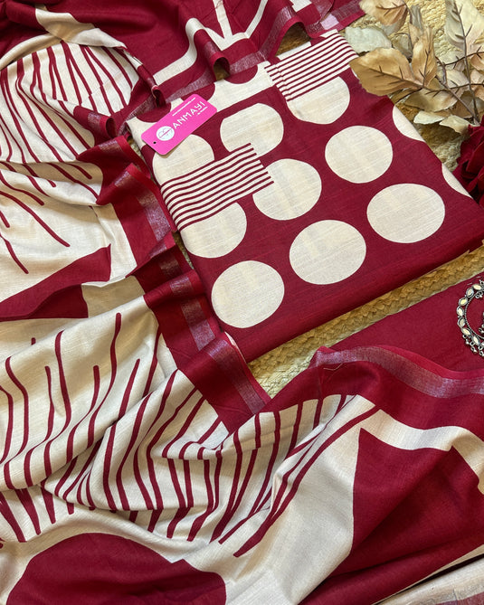 Polka dots organic cotton suit set