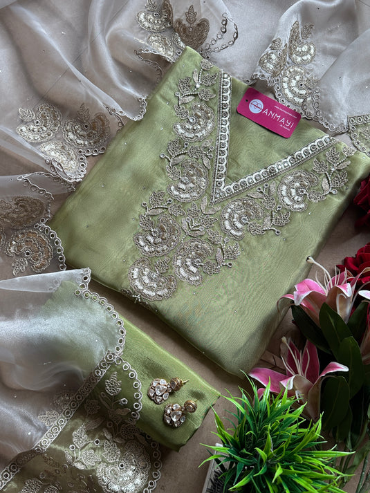 Dori flower combination pure tissue suit set