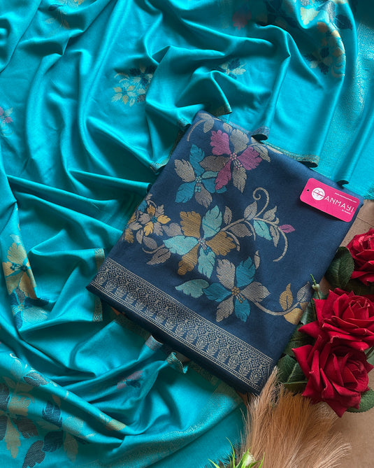 Jamawar semi formal combination suit set