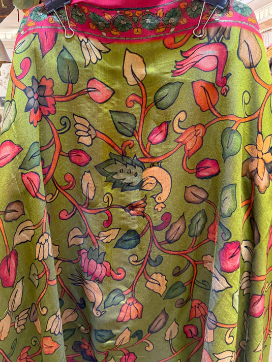 Shaded Maheshwari cotton suits with Madhubani dupatta