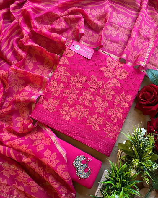 Hakooba block print pure cotton suits