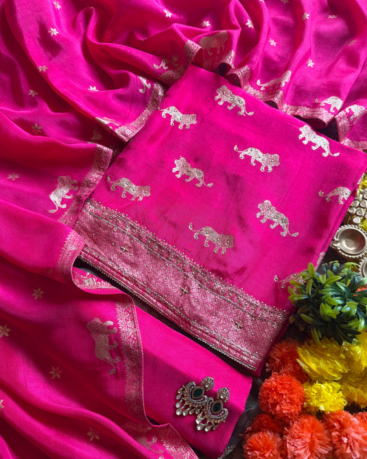 Make in India inspired Dolla silk suit sets