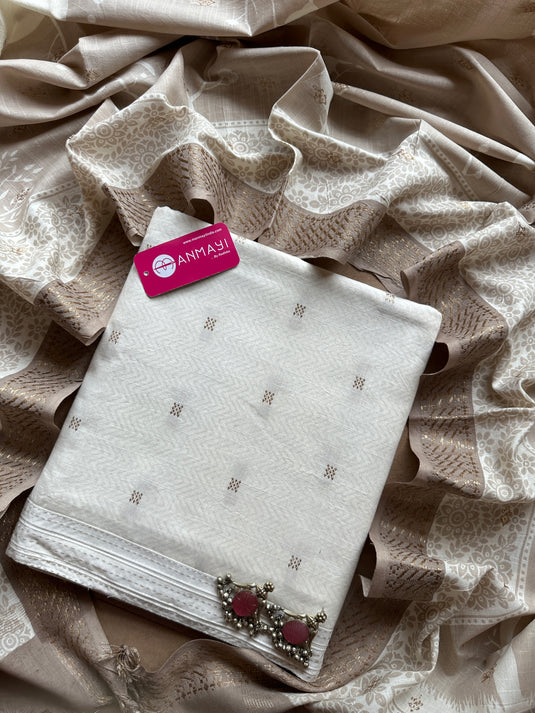 Combination Banarasi cotton suit set