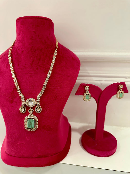 Turquoise princess diamond set