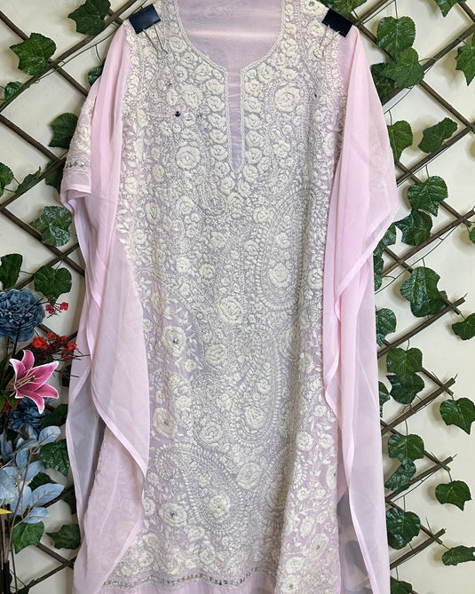 Pure Georgette Phulkari kurtas