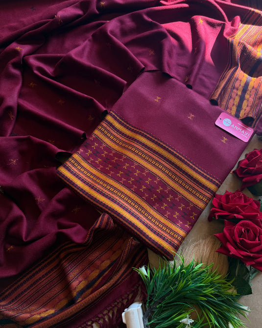 Kullu weaves traditional merino wool suit set