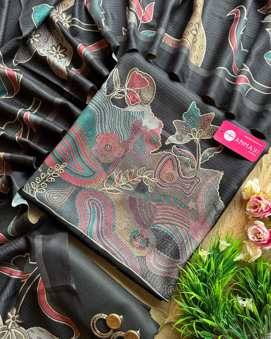 Abstract highlights soft spun suit set