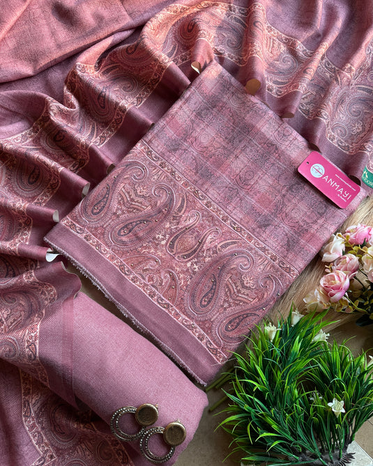 Check print soft spun suit set