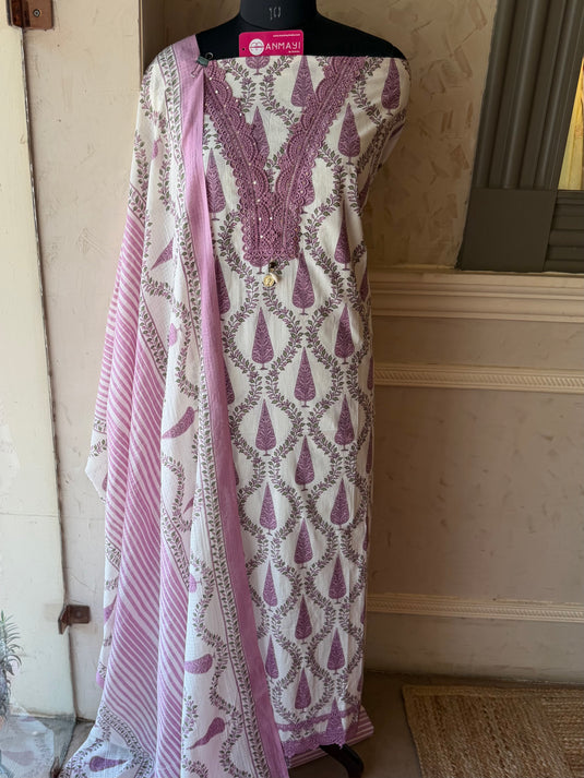 Pine tree pure cotton coloured suit set