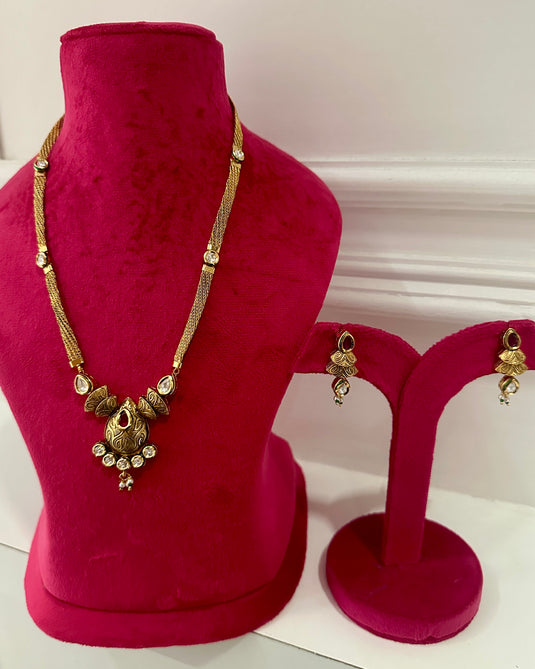 Antique gold bell set