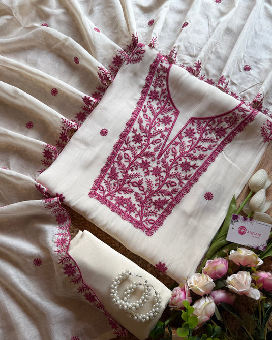 Intricate weave modal combination work suit set