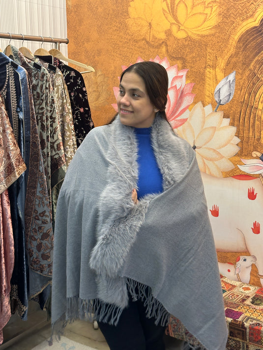 Soft furry capes styles