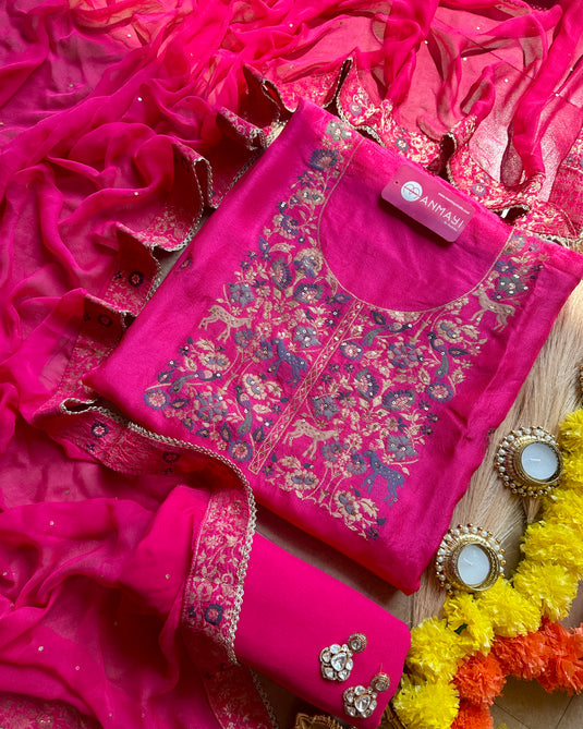 Dolla silk animal print suit set