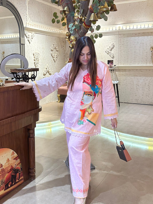 Pretty lady pure linen coord set