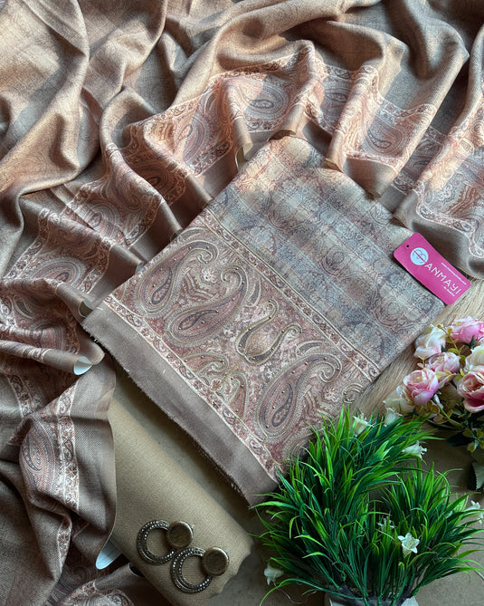 Check print soft spun suit set