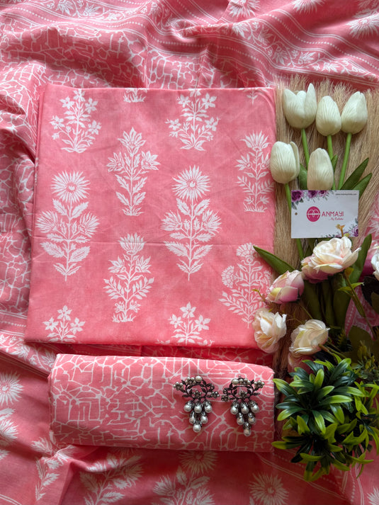 Guldasta print Cambric cotton suit set