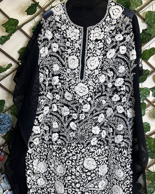 Pure Georgette Phulkari kurtas