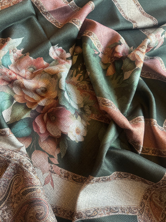 Soft spun floral garden suit set