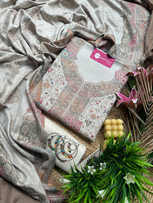 Kani work jamawar suit sets