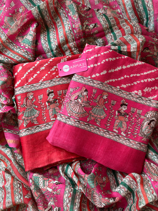 Pure Maheshwari baraat suit set