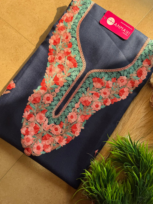 Kahsmiri unstitched coord set 2