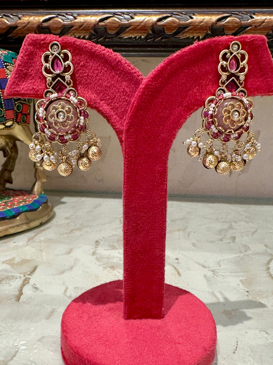 Phulwari ghungroo earrings