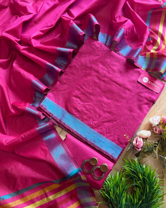 South chanderi suit set