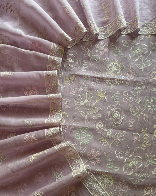 Botanical thread pure mul suit set