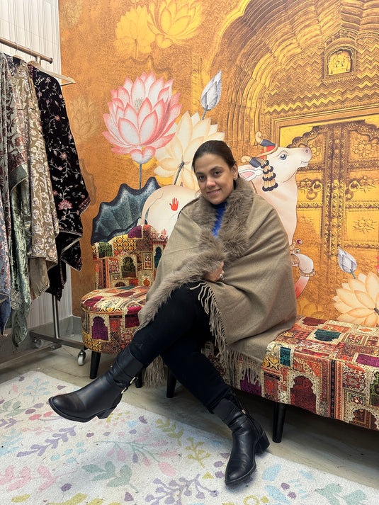 Soft furry capes styles